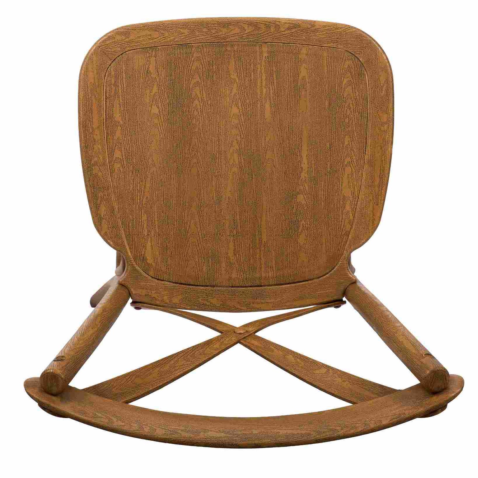 Chivari Chestnut Resin Steel Skeleton™ Cross Back Barstool - 2 Pack - Some Assembly Required BXRC-KD-ST-AX-2