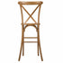 Chivari Chestnut Resin Steel Skeleton™ Cross Back Barstool - 2 Pack - Some Assembly Required BXRC-KD-ST-AX-2