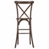 Chivari Fruitwood Resin Steel Skeleton™ Cross Back Barstool - 2 Pack - Some Assembly Required BXRF-KD-ST-AX-2