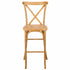 Chivari Natural Resin Steel Skeleton™ Cross Back Barstool - 2 Pack - Some Assembly Required BXRN-KD-ST-AX-2