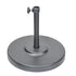 California Umbrellas Hammertone Gray 50 lbs Umbrella Base with Steel Casing CAL-CFMT160-HAMMERTONE-GREY