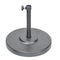 California Umbrellas Hammertone Grey 50 lbs Umbrella Base with Steel Casing CAL-199484008760