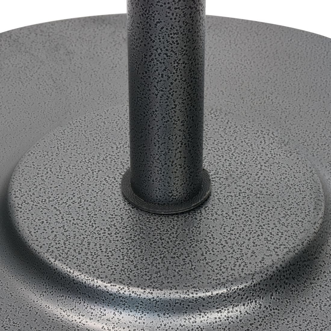 California Umbrellas Hammertone Gray 50 lbs Umbrella Base with Steel Casing CAL-CFMT160-HAMMERTONE-GREY
