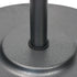 California Umbrellas Hammertone Gray 50 lbs Umbrella Base with Steel Casing CAL-CFMT160-HAMMERTONE-GREY