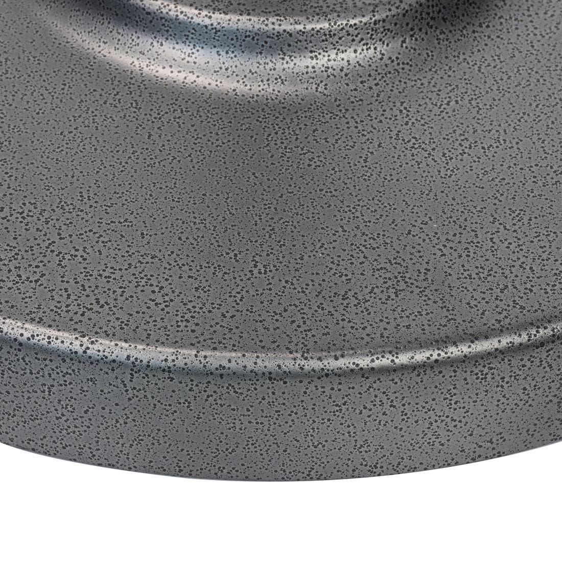 California Umbrellas Hammertone Gray 50 lbs Umbrella Base with Steel Casing CAL-CFMT160-HAMMERTONE-GREY
