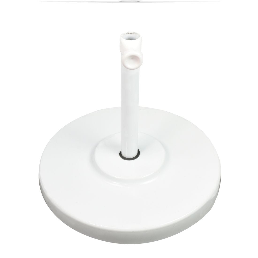California Umbrellas White 50 lbs Umbrella Base with Steel Casing CAL-199484008777