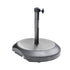 California Umbrellas Hammertone Grey 75 lbs Umbrella Base with Steel Casing & Casters for Easy Mobility CAL-199484008807