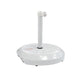 California Umbrellas White 75 lbs Umbrella Base with Steel Casing & Casters for Easy Mobility CAL-199484008814