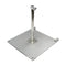 California Umbrellas Silver 100 lbs Galvanized Steel Base Plate with Casters for Easy Mobility CAL-199484008852