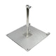California Umbrellas Silver 100 lbs Galvanized Steel Base Plate with Casters for Easy Mobility CAL-199484008852