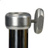 California Umbrellas Silver 100 lbs Galvanized Steel Base Plate with Casters for Easy Mobility CAL-199484008852