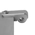 California Umbrellas Silver 100 lb Galvanized Steel Umbrella Base Plate with Casters, Fits 1.5" Pole CAL-CRL100