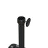 California Umbrellas Black 100 lb Galvanized Steel Umbrella Base Plate with Casters, Fits 1.5" Pole CAL-CRL100-BLACK