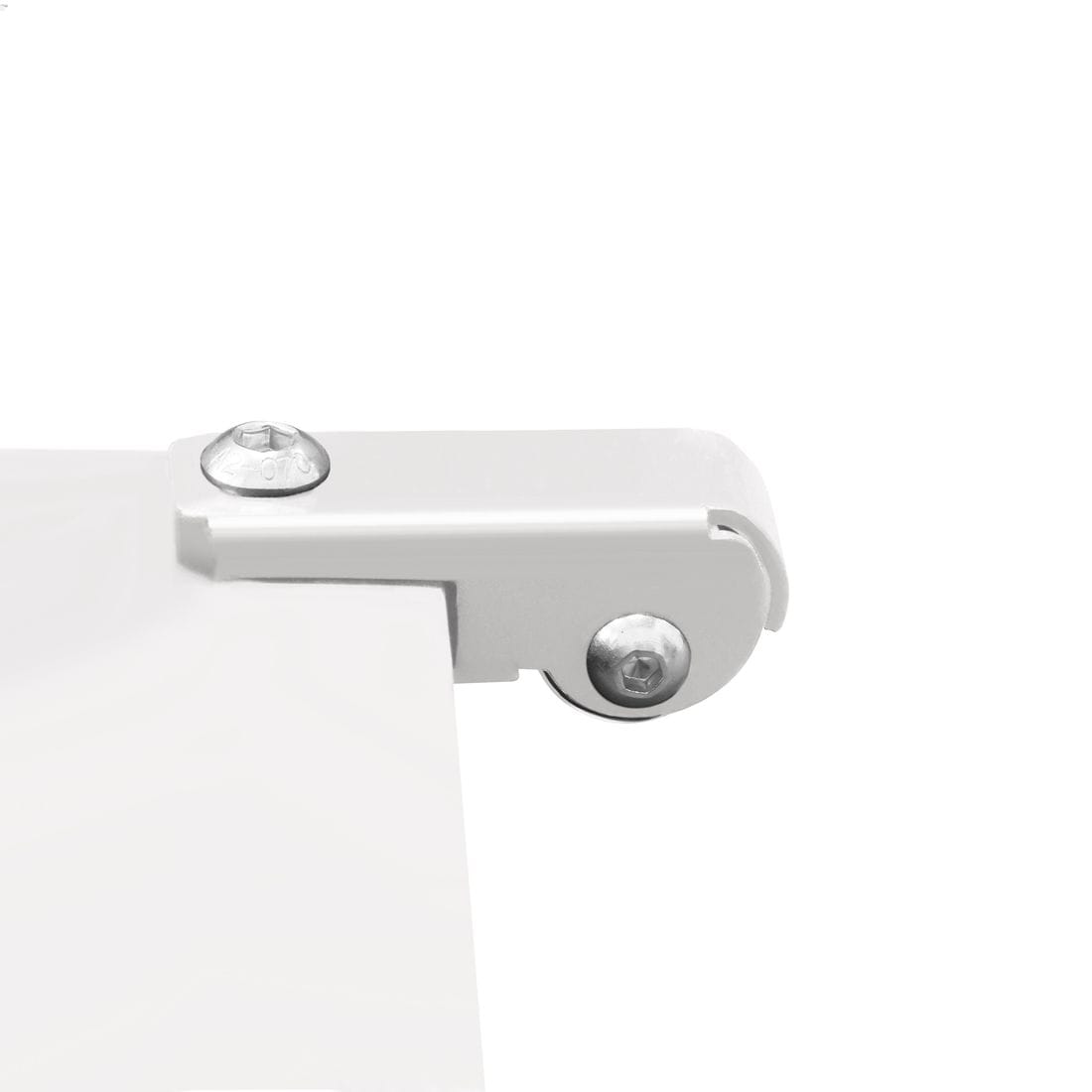California Umbrellas White 100 lb Galvanized Steel Umbrella Base Plate with Casters, Fits 1.5" Pole CAL-CRL100-WHITE