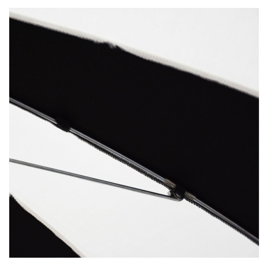 California Umbrellas Black 8.5' Pagoda Series Sunbrella Fabric Patio Umbrella with White Aluminum Pole and Push Lift CAL-199484071788