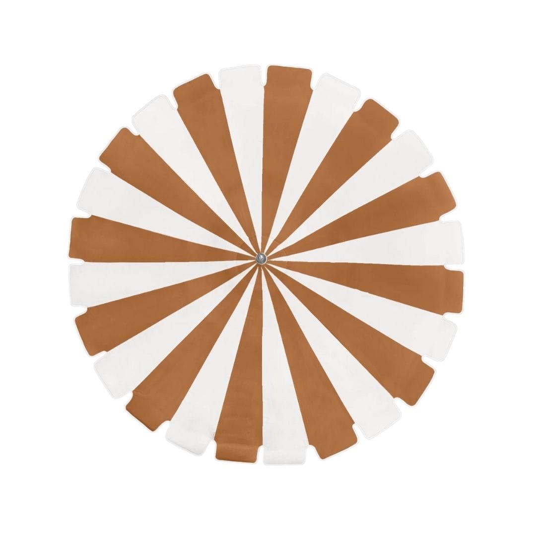 California Umbrellas Tuscan 8.5' Pagoda Series Sunbrella Fabric Patio Umbrella with White Aluminum Pole and Push Lift CAL-199484071795