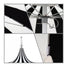 California Umbrellas Tuscan 8.5' Pagoda Series Sunbrella Fabric Patio Umbrella with White Aluminum Pole and Push Lift CAL-SMPT852174PD-0417