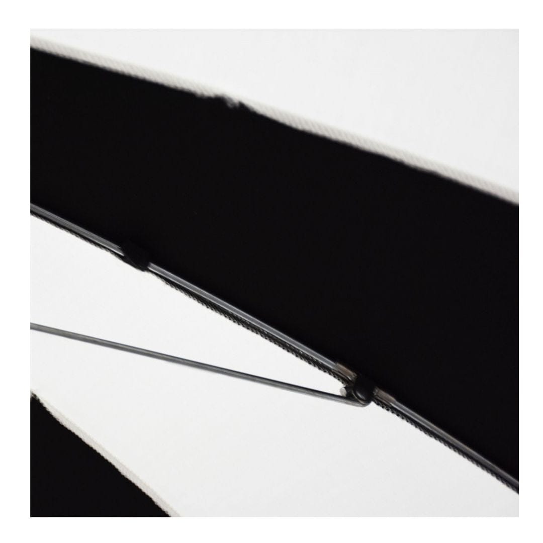 California Umbrellas Antique Beige 8.5' Pagoda Series Sunbrella Fabric Patio Umbrella with White Aluminum Pole and Push Lift CAL-199484071801