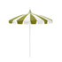 California Umbrellas Macaw 8.5' Pagoda Series Sunbrella Fabric Patio Umbrella with White Aluminum Pole and Push Lift CAL-199484071818