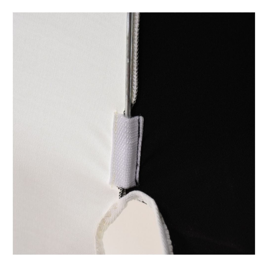 California Umbrellas Navy Blue 8.5' Pagoda Series Sunbrella Fabric Patio Umbrella with White Aluminum Pole and Push Lift CAL-199484071825