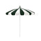 California Umbrellas Forest Green 8.5' Pagoda Series Sunbrella Fabric Patio Umbrella with White Aluminum Pole and Push Lift CAL-199484071832