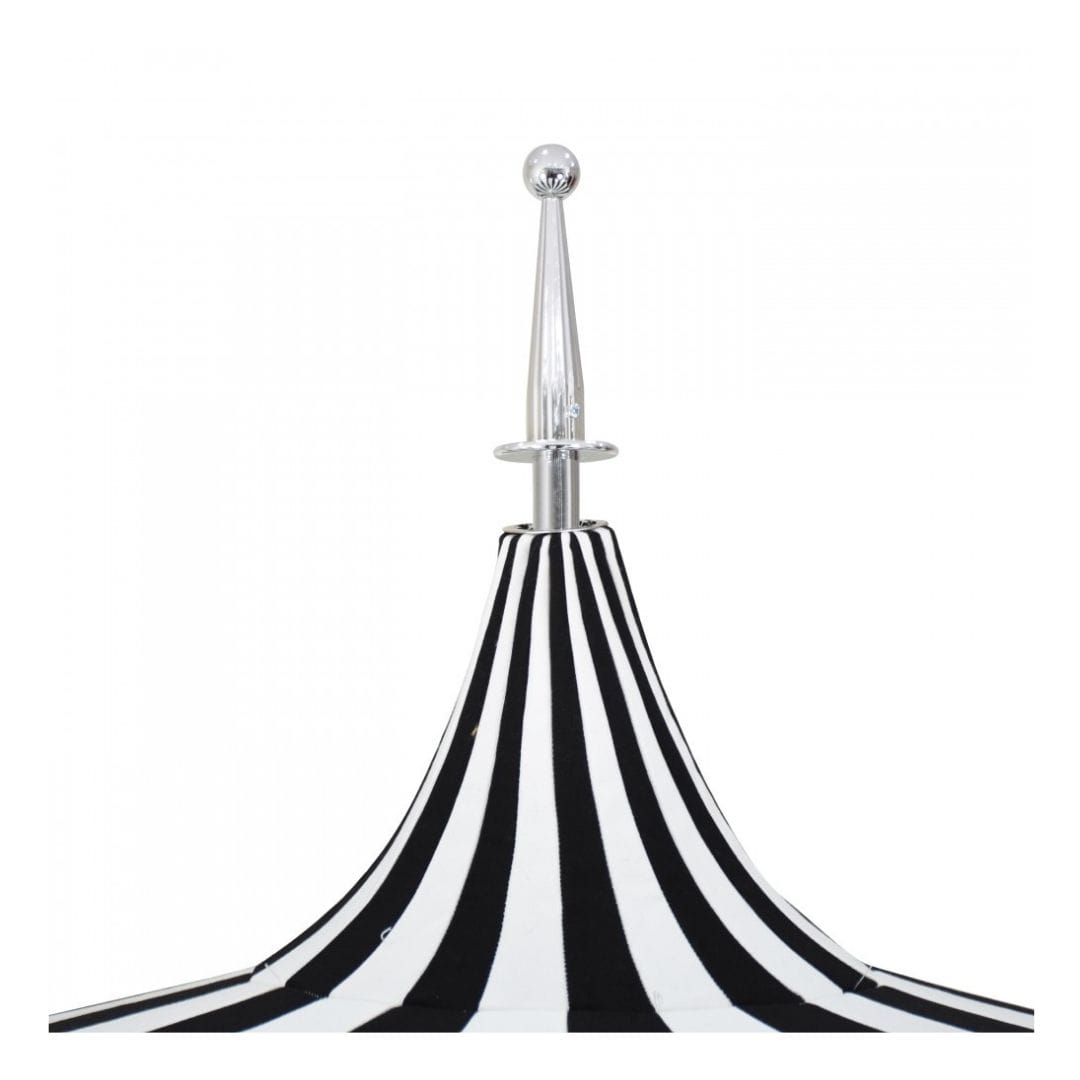 California Umbrellas Forest Green 8.5' Pagoda Series Sunbrella Fabric Patio Umbrella with White Aluminum Pole and Push Lift CAL-SMPT852174PD-0446