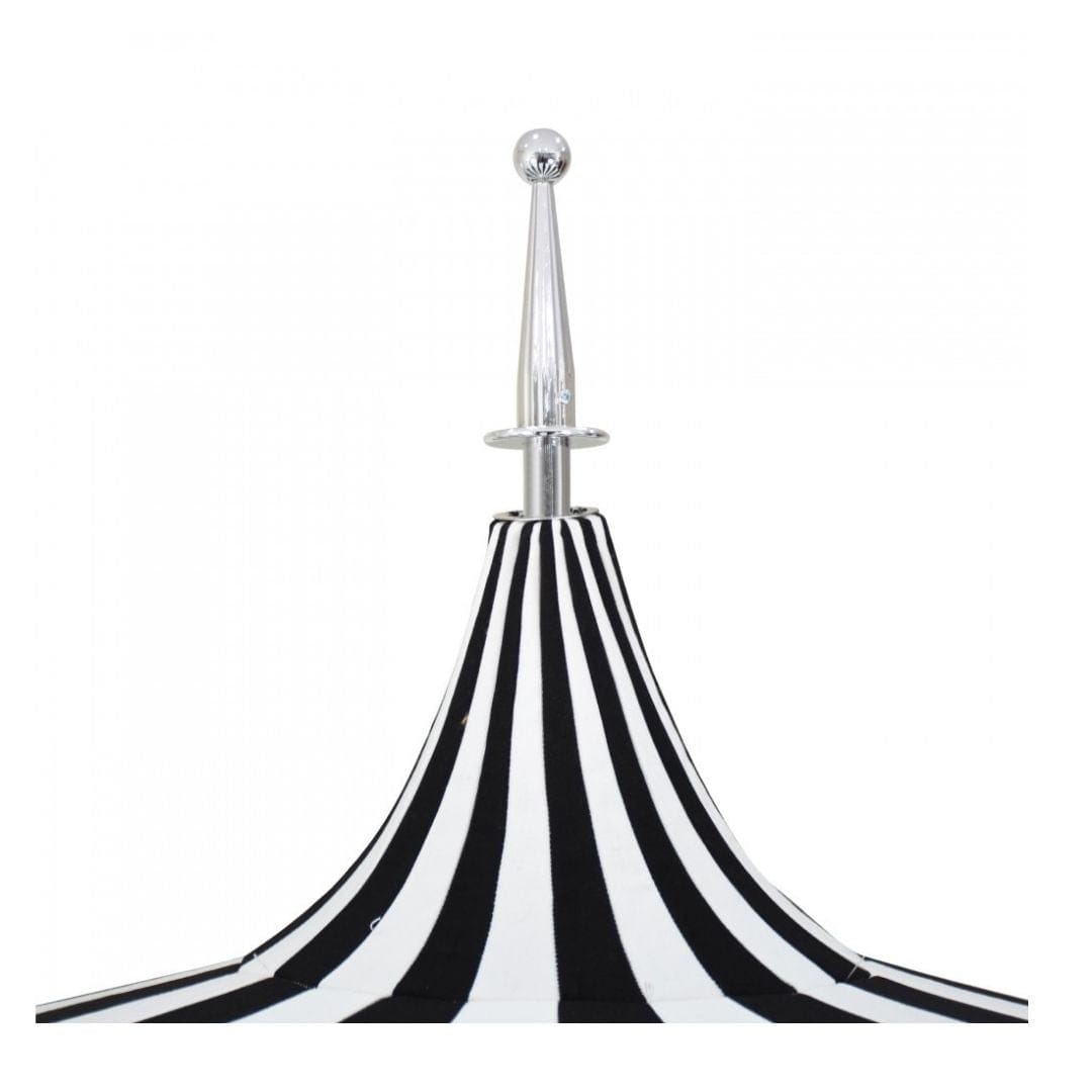 California Umbrellas Sunflower Yellow 8.5' Pagoda Series Sunbrella Fabric Patio Umbrella with White Aluminum Pole and Push Lift CAL-199484071849