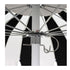 California Umbrellas Sunflower Yellow 8.5' Pagoda Series Sunbrella Fabric Patio Umbrella with White Aluminum Pole and Push Lift CAL-199484071849