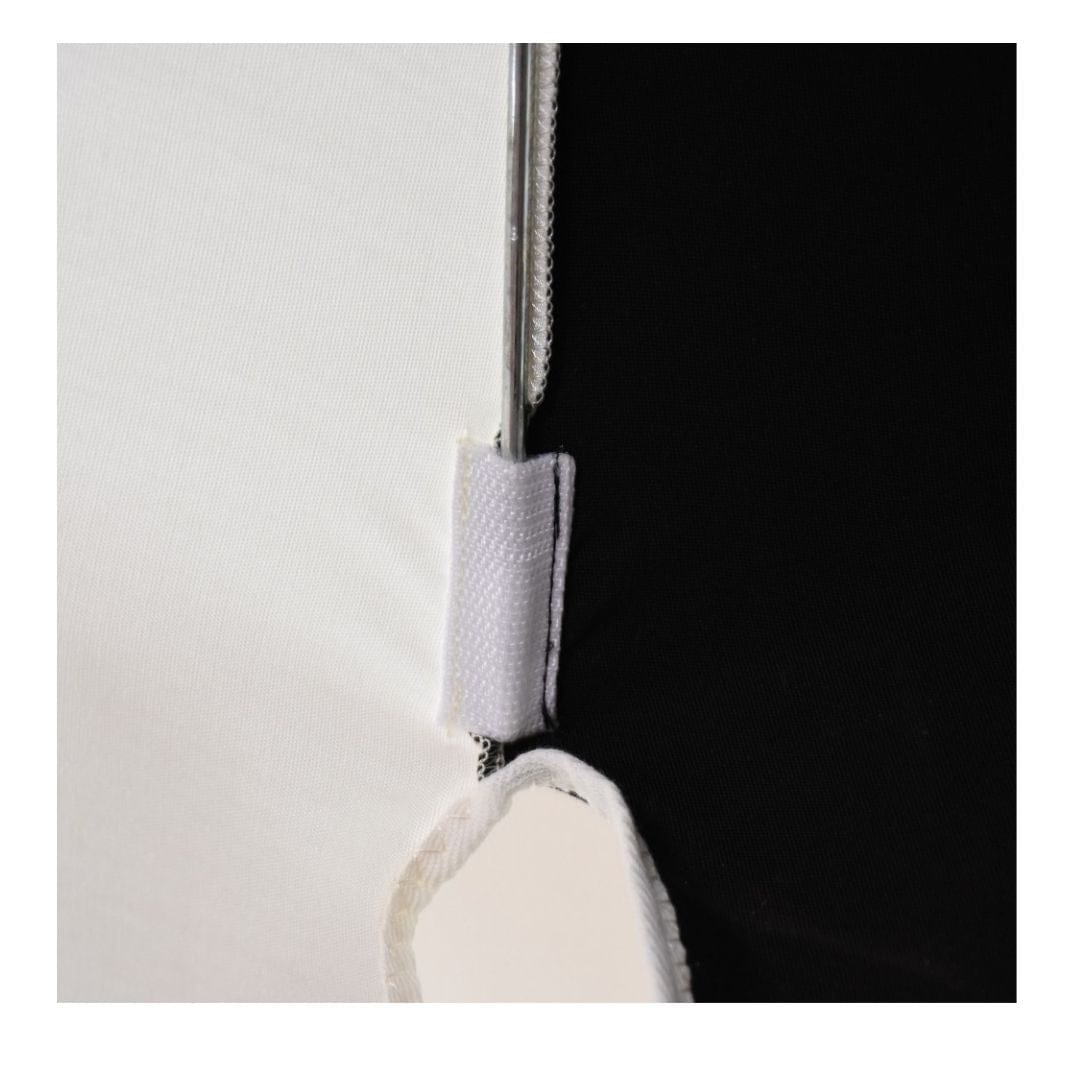 California Umbrellas Sunflower Yellow 8.5' Pagoda Series Sunbrella Fabric Patio Umbrella with White Aluminum Pole and Push Lift CAL-199484071849