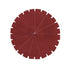 California Umbrellas Jockey Red 8.5' Classic Pagoda Series Sunbrella Fabric Patio Umbrella with White Aluminum Pole and Push Lift CAL-SMPT852174CLAS-5403