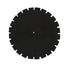 California Umbrellas Black 8.5' Classic Pagoda Series Sunbrella Fabric Patio Umbrella with White Aluminum Pole and Push Lift CAL-SMPT852174CLAS-5408