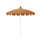 California Umbrellas Tuscan 8.5' Classic Pagoda Series Sunbrella Fabric Patio Umbrella with White Aluminum Pole and Push Lift CAL-199484071894