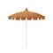 California Umbrellas Tuscan 8.5' Classic Pagoda Series Sunbrella Fabric Patio Umbrella with White Aluminum Pole and Push Lift CAL-SMPT852174CLAS-5417