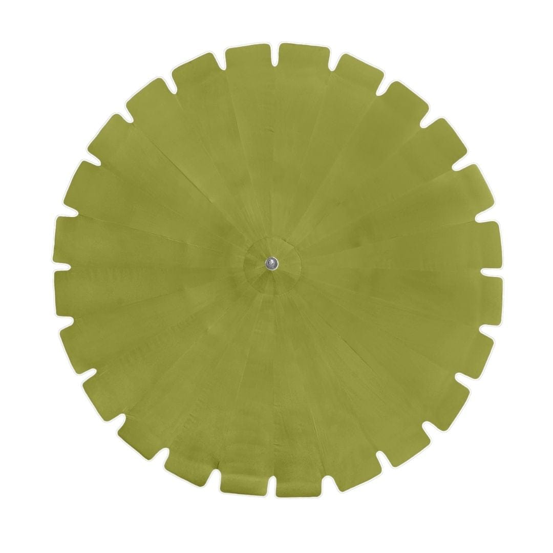 California Umbrellas Macaw 8.5' Classic Pagoda Series Sunbrella Fabric Patio Umbrella with White Aluminum Pole and Push Lift CAL-199484071917