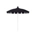 California Umbrellas Navy Blue 8.5' Classic Pagoda Series Sunbrella Fabric Patio Umbrella with White Aluminum Pole and Push Lift CAL-199484071924