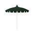 California Umbrellas Forest Green 8.5' Classic Pagoda Series Sunbrella Fabric Patio Umbrella with White Aluminum Pole and Push Lift CAL-199484071931