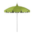 California Umbrellas Macaw 8.5' Classic Pagoda Series Sunbrella Fabric Patio Umbrella with White Aluminum Pole and Push Lift CAL-SMPT852174CLAS-5429