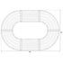 Chivari Capsule Bridge Serpentine Farm Table Kit - Seats 20 - Includes 4 Fruitwood Serpentine Tables and 2 Rectangle Tables TFARM-SNKT-FTW5