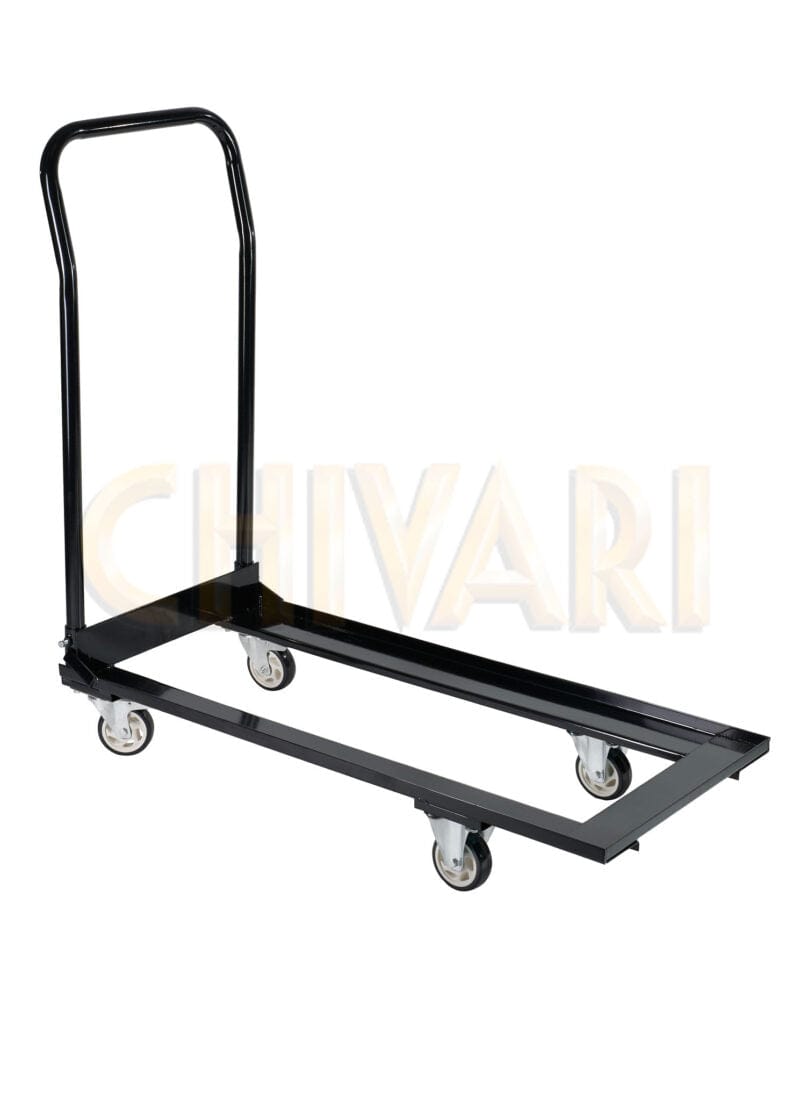 Chivari Steel Folding Chair Cart for Poly & Resin Folding Chairs CART100-AX-T