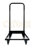 Chivari Steel Folding Chair Cart for Poly & Resin Folding Chairs CART100-AX-T