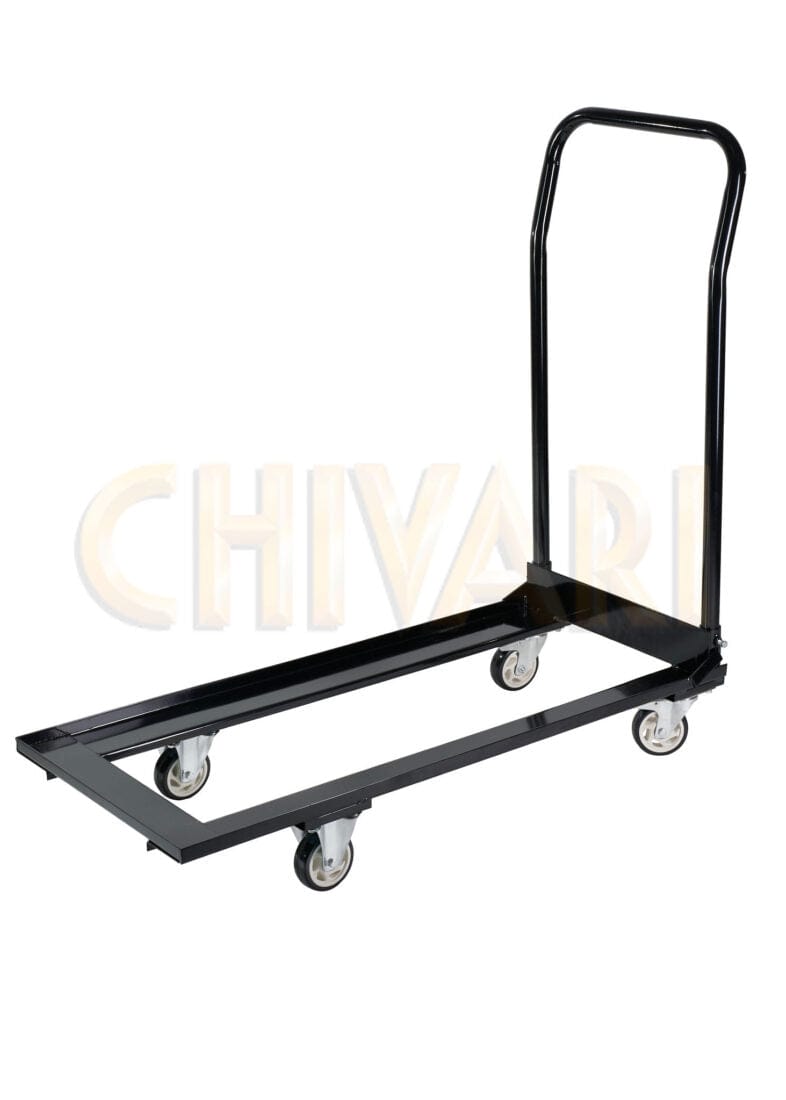 Chivari Steel Folding Chair Cart for Poly & Resin Folding Chairs CART100-AX-T