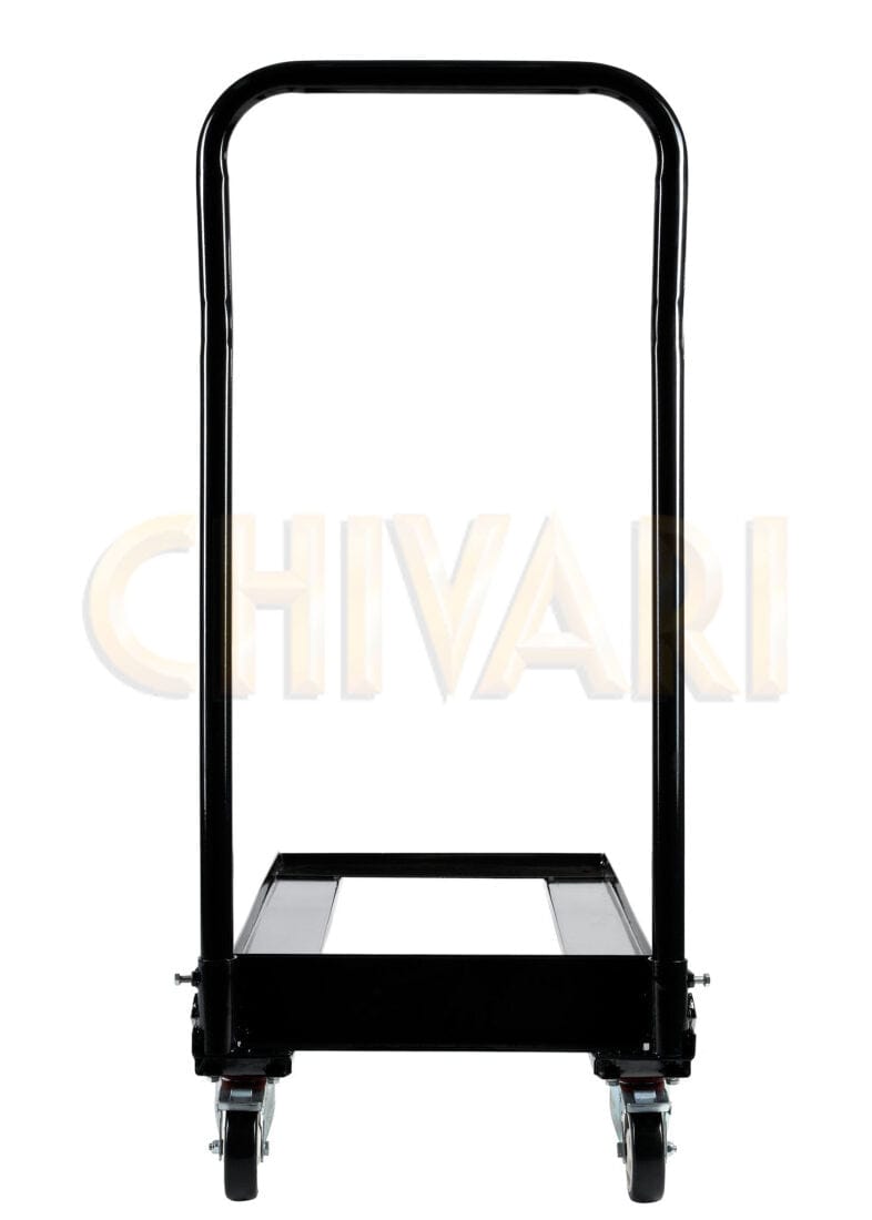 Chivari Steel Folding Chair Cart for Poly & Resin Folding Chairs CART100-AX-T