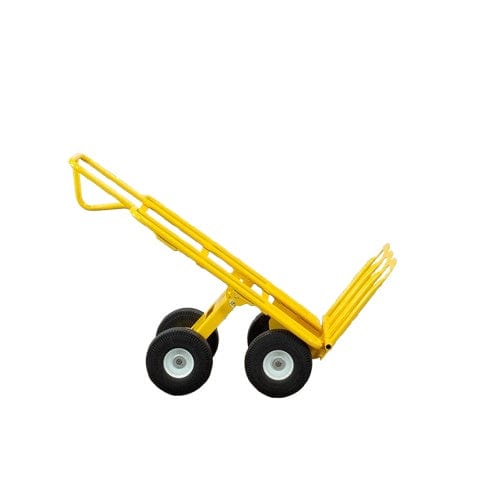American Cart American Cart Multi Mover Hand Truck – 800 lb Capacity, Folding Plate, 4 Flat-Free Wheels CART-67243-GI