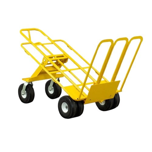 American Cart American Cart Multi Mover XT Hand Truck – 1200 lb Capacity, Folding Plate, 6 Flat-Free Wheels CART-67245-GI