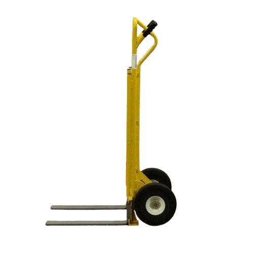 American Cart American Cart Fork Hand Truck – 600 lb Capacity, Adjustable Forks, Flat-Free Wheels CART-67264-GI