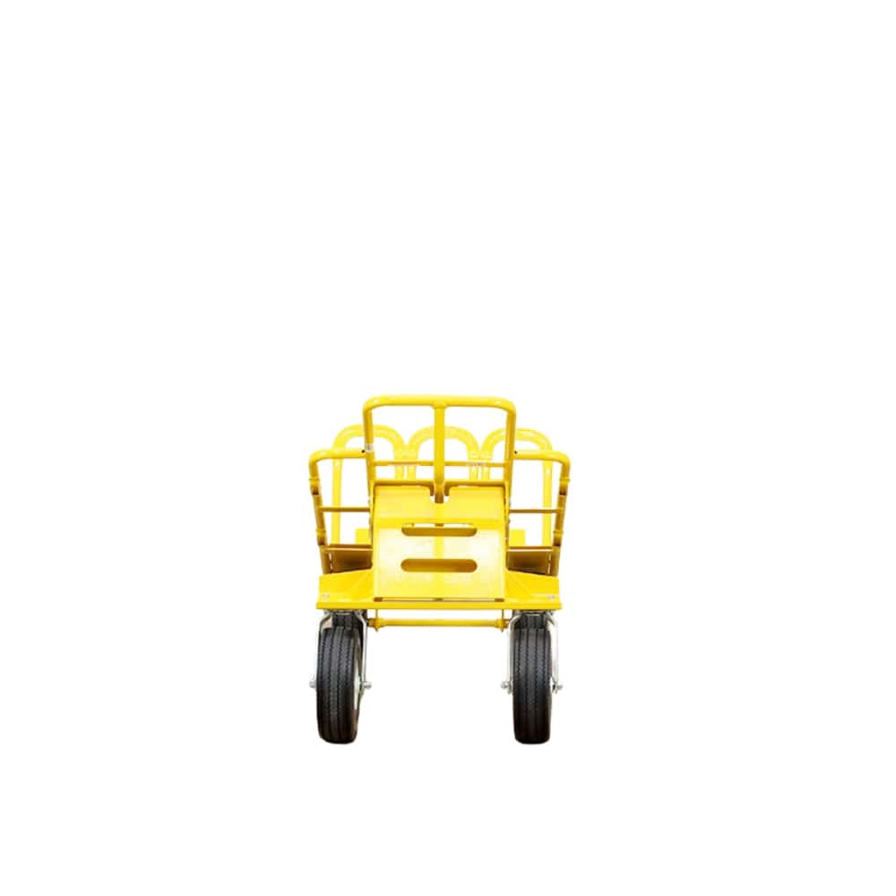 American Cart American Cart Multi Mover Hand Truck – 800 lb Capacity, Folding Plate, 2 Swivel & 2 Flat-Free Wheels CART-67565-GI