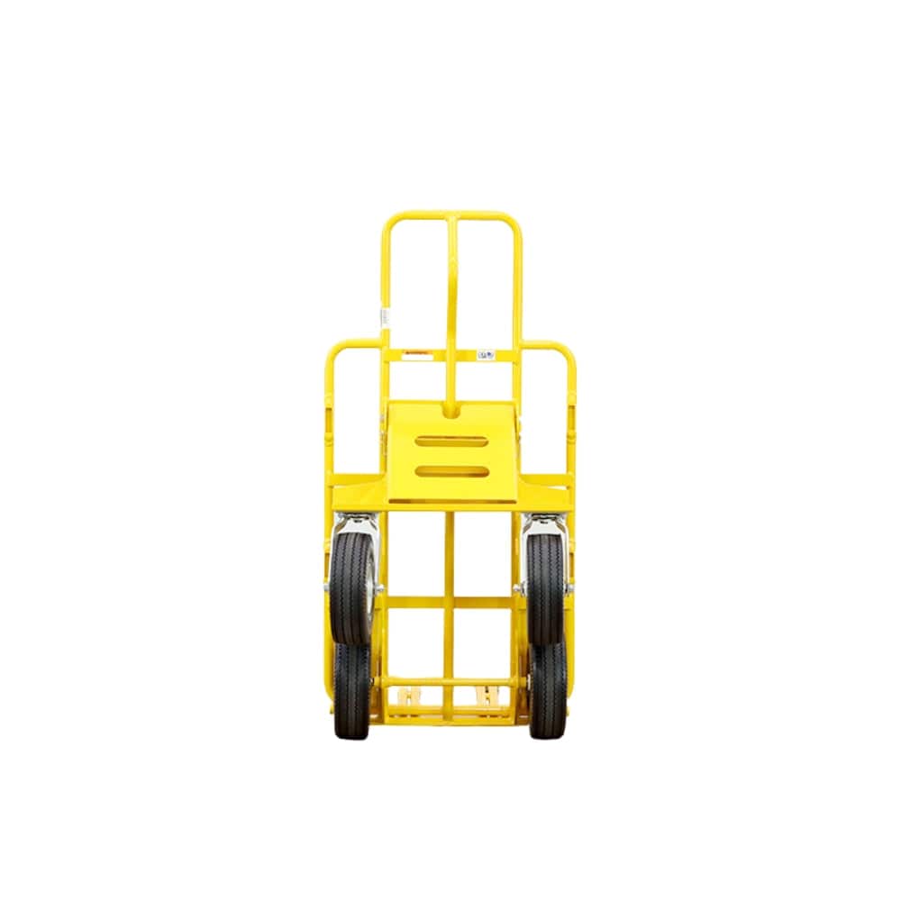 American Cart American Cart Multi Mover Hand Truck – 800 lb Capacity, Folding Plate, 2 Swivel & 2 Flat-Free Wheels CART-67565-GI