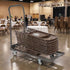 Gray Steel Folding Chair Cart for Poly & Resin Folding Chairs - up to 25 chairs
