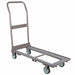 Chivari Heavy Duty Folding Chair Cart Steel Frame with Locking Wheels and Safety Strap - up to 25 chairs CART100G-HD-AX-T