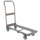 Chivari Heavy Duty Folding Chair Cart – Steel Frame with Locking Wheels and Safety Strap CART100G-HD-AX-T